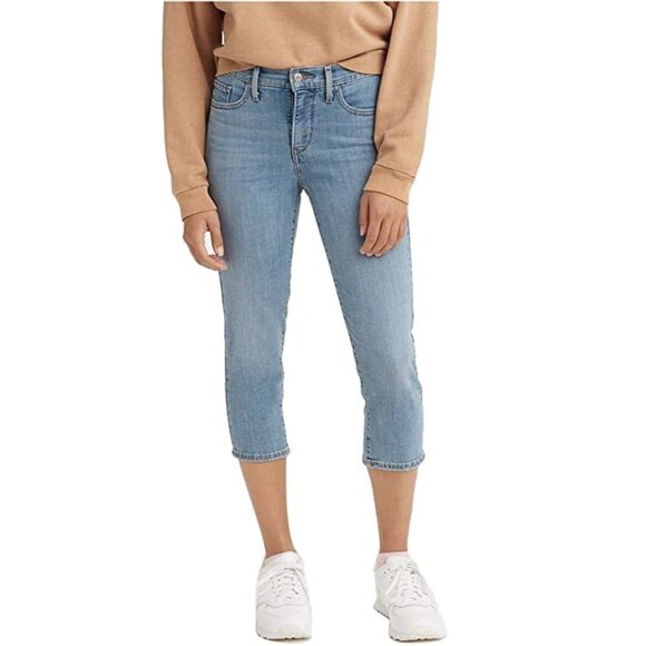 NWT Levi's 311 Shaping Skinny Capri Jeans in Lapis Level Sz. 24W - Picture 4 of 8